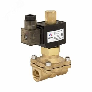 СК-12-25-НЕРЖ-В                                   Клапан электромагнитный (соленоидный) двухходовой.                                                  Нормально закрытый НЗ. Номинальное напряжение     катушки DС                                        24В. Ду25, присоединение G1. Прямого действия.    Корпус — нерж.                                    сталь. Мембрана — витон.