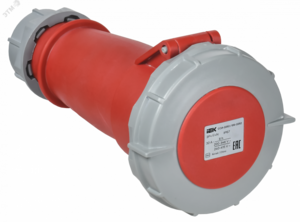 Розетка переносная ССИ-2252 32А-6ч 380В 3P+PE+N IP67 IEK