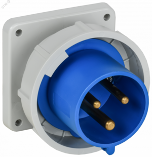 Вилка встраиваемая ССИ-3232 32А-6ч 220В 2P+PE IP67 IEK