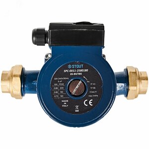 Циркуляционный насос 25-80/180 с латунными гайками G 1 1/2 x Rp 1