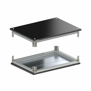 Комплект, крыша и основание, для шкафов CQE N, 1000X400 мм