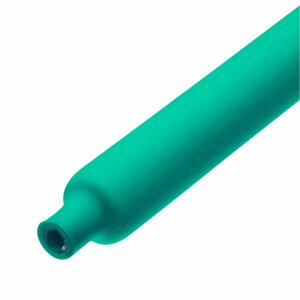 Трубка термоусадочная клеевая ТТК(3:1)-12/4 зел с коэффициентом усадки 3:1 с подавлением горения