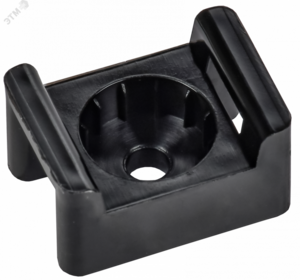 Площадка монтажная 16х23 черная под пистолет (100шт/упак)