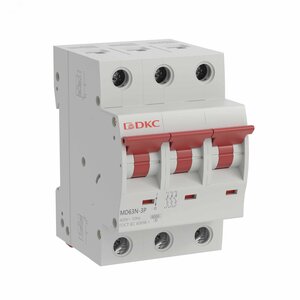 Выключатель автоматический трехполюсный 3А C 6кА