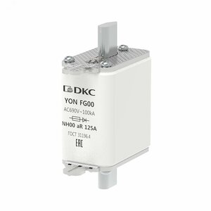 Предохранитель YON ножевого типа FG00 125А 690V характеристика arya