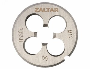 Плашка круглая резьбонарезная HSS-E, DIN 223 B (DIN EN 22568), M12x1.75, 38×14